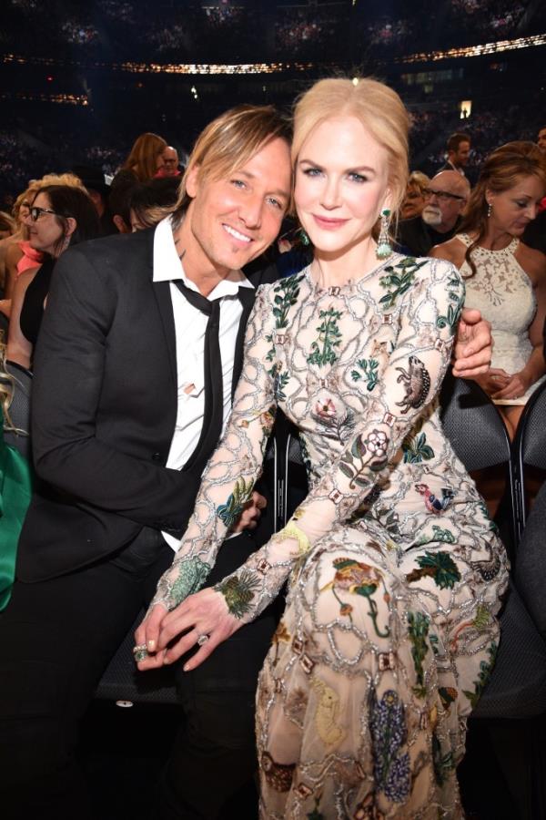 Keith Urban and Nicole Kidman attending the 52nd Academy Of Country Music Awards in Las Vegas, Nevada