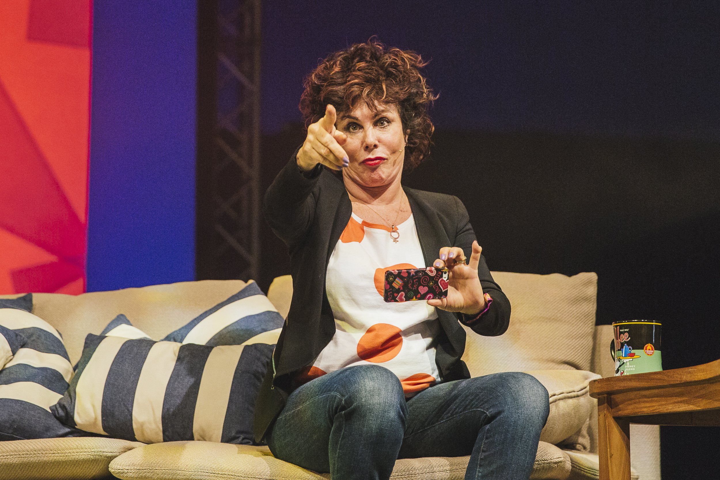 Ruby Wax performs on The Theatre Stage at Latitude Festival on July 18, 2015 in Southwold, United Kingdom