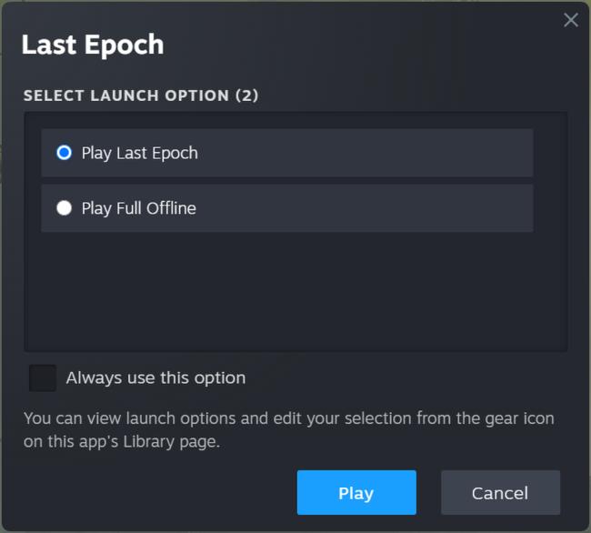 Last Epoch Steam Launch Options